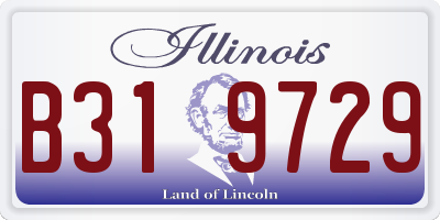 IL license plate B319729