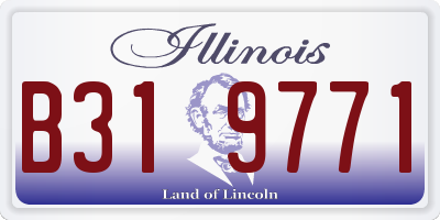 IL license plate B319771