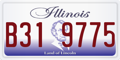 IL license plate B319775