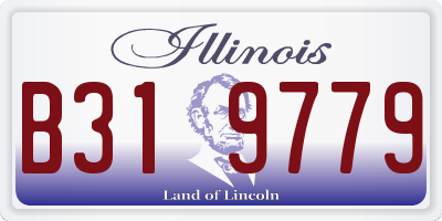 IL license plate B319779