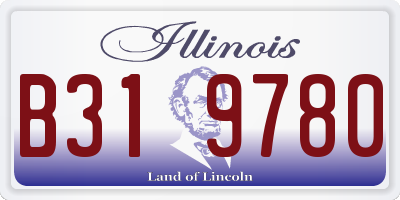 IL license plate B319780