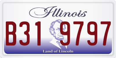 IL license plate B319797