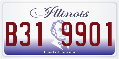 IL license plate B319901