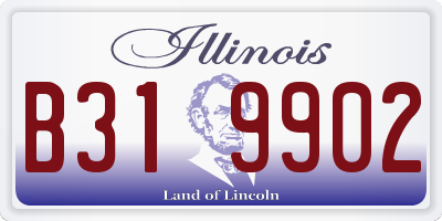 IL license plate B319902