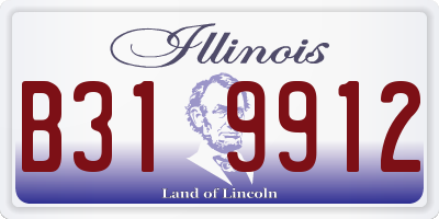 IL license plate B319912