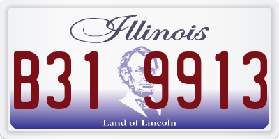 IL license plate B319913