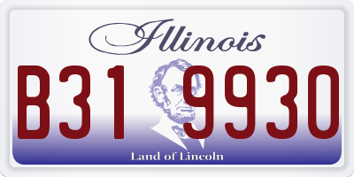 IL license plate B319930