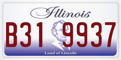 IL license plate B319937