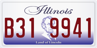 IL license plate B319941