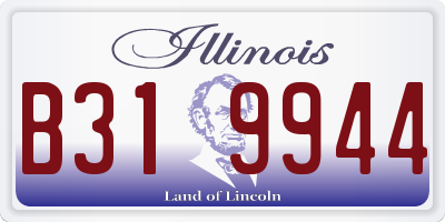 IL license plate B319944