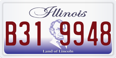 IL license plate B319948