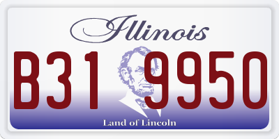 IL license plate B319950