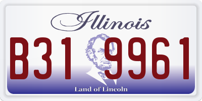 IL license plate B319961