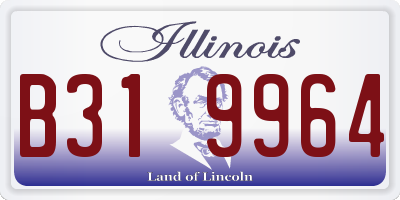 IL license plate B319964