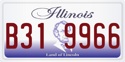 IL license plate B319966