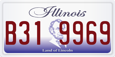 IL license plate B319969
