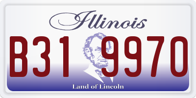 IL license plate B319970