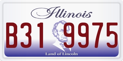 IL license plate B319975