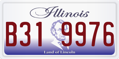 IL license plate B319976