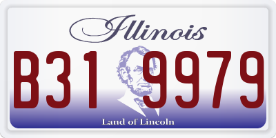 IL license plate B319979
