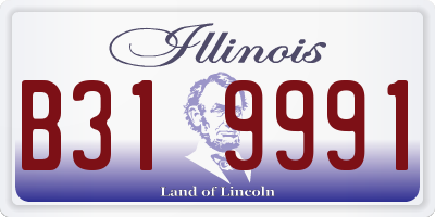 IL license plate B319991