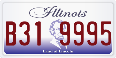 IL license plate B319995