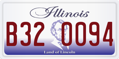 IL license plate B320094
