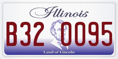 IL license plate B320095