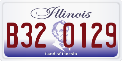 IL license plate B320129