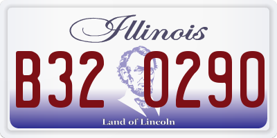 IL license plate B320290