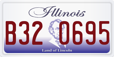 IL license plate B320695