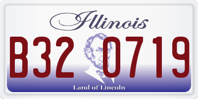 IL license plate B320719