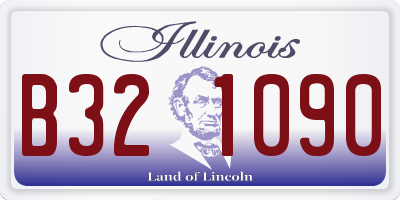 IL license plate B321090