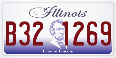 IL license plate B321269