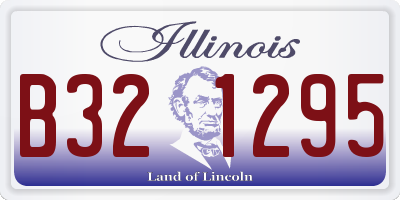IL license plate B321295