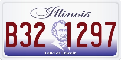 IL license plate B321297