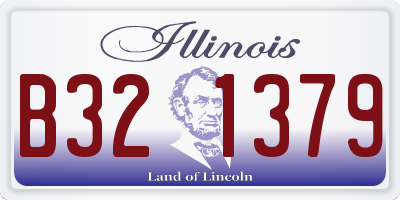 IL license plate B321379