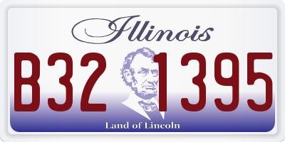 IL license plate B321395