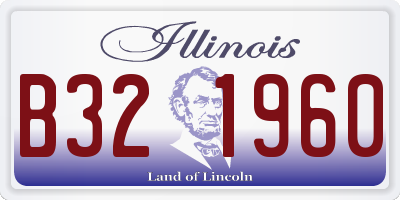 IL license plate B321960