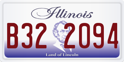 IL license plate B322094