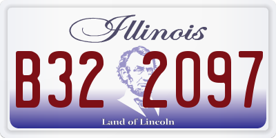 IL license plate B322097