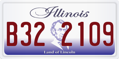 IL license plate B322109