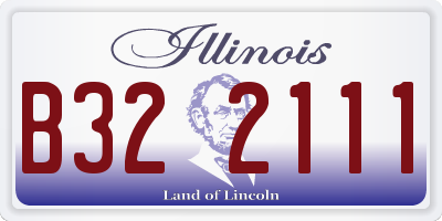 IL license plate B322111
