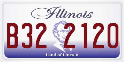 IL license plate B322120