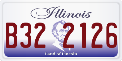 IL license plate B322126
