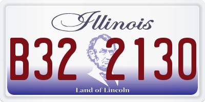 IL license plate B322130