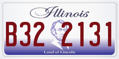 IL license plate B322131