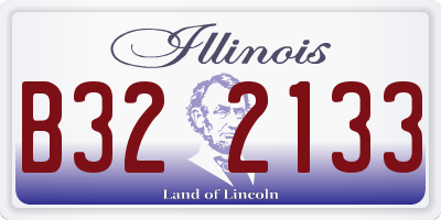 IL license plate B322133
