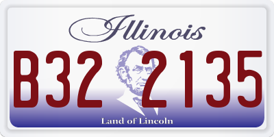IL license plate B322135