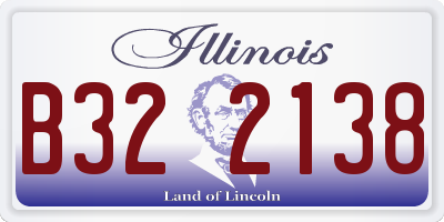 IL license plate B322138